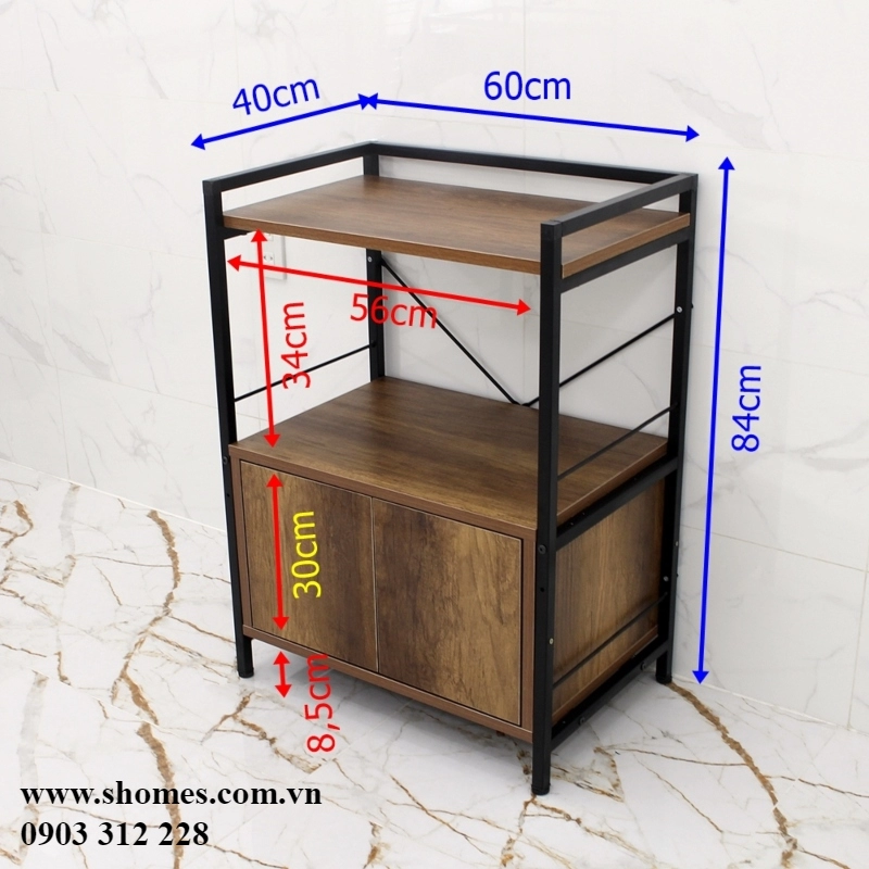 cung cap tu bep go tai tp hcm 2 1852 - Kệ tủ 3 tầng